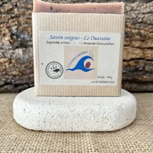 Savon solide artisanal "𝓞𝓾𝓪𝓼𝓼𝓪𝓷𝓮" Amande/Argile Rouge