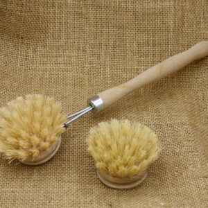 Brosse à vaisselle en bois zéro déchet