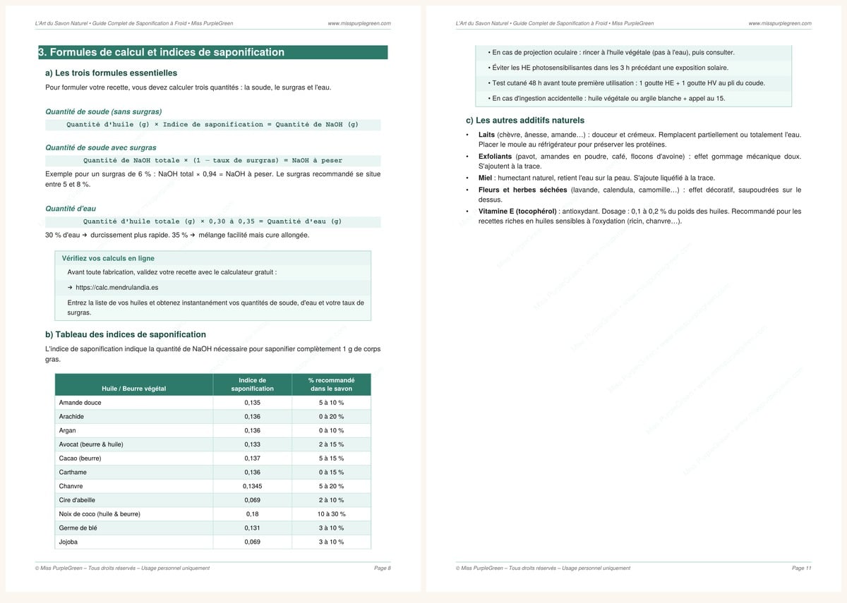 L'Art du Savon Naturel – Guide Complet de Saponification à Froid – Image 3